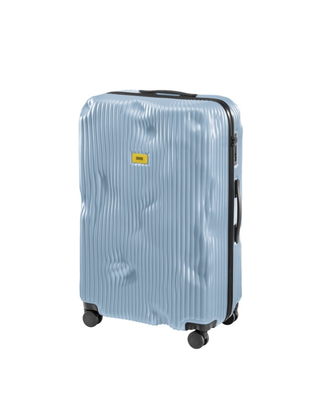 Crash Baggage - Large ribbed polycarbonate suitcase, 79 cm, 4