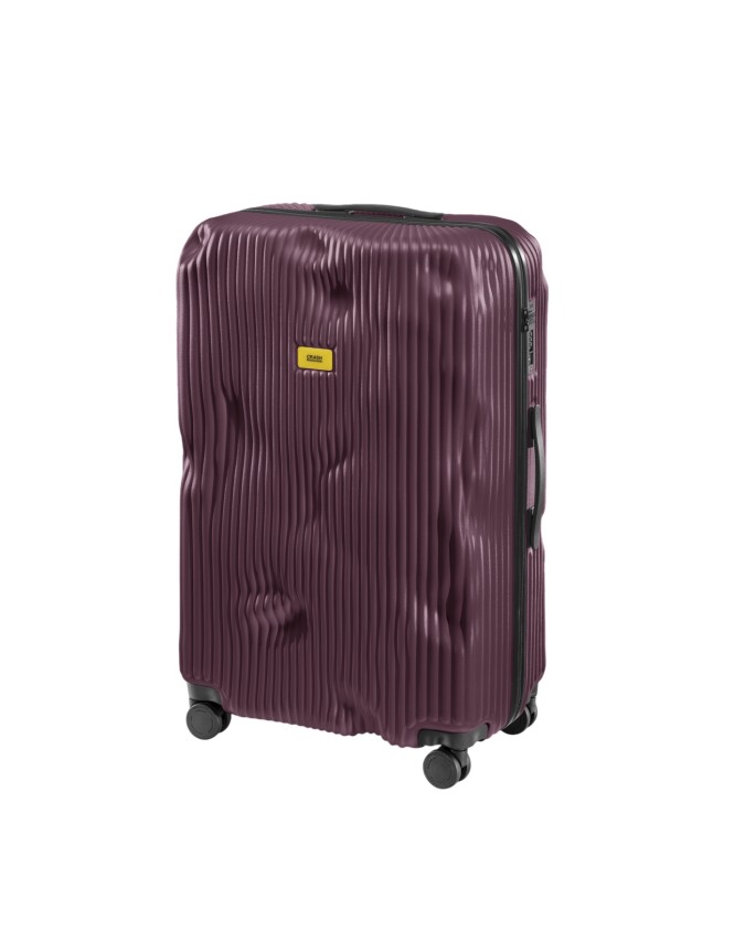 Crash Baggage - Large ribbed polycarbonate suitcase, 79 cm, 4