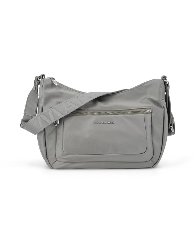 Mandarina Duck - Exp. Hobo Shoulder Bag with Front Pocket in