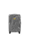 Crash Baggage - Medium-sized ribbed polycarbonate suitcase, 68 cm, 4 wheels, Stripe