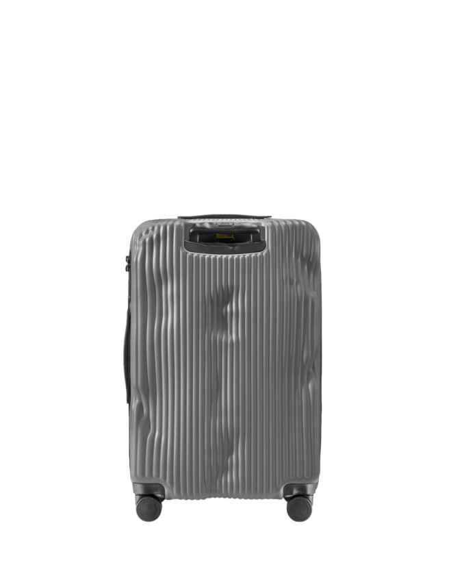 Crash Baggage - Medium-sized ribbed polycarbonate suitcase, 68 cm, 4 wheels, Stripe