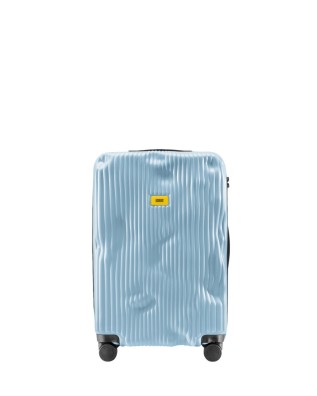Crash Baggage - Medium-sized ribbed polycarbonate suitcase, 68 cm, 4 wheels, Stripe