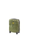 Crash Baggage - Kleiner Handgepäck-Trolley aus geripptem Polycarbonat, 55 cm, 4 Rollen, Stripe