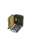 Crash Baggage - Kleiner Handgepäck-Trolley aus geripptem Polycarbonat, 55 cm, 4 Rollen, Stripe