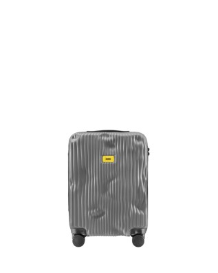  Crash Baggage - Trolley cabina small in policarbonato striato