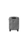 Crash Baggage - Kleiner Handgepäck-Trolley aus geripptem Polycarbonat, 55 cm, 4 Rollen, Stripe