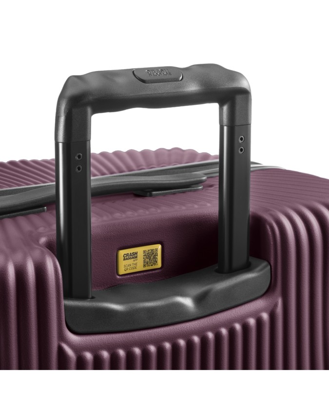  Crash Baggage - Trolley cabina small in policarbonato striato