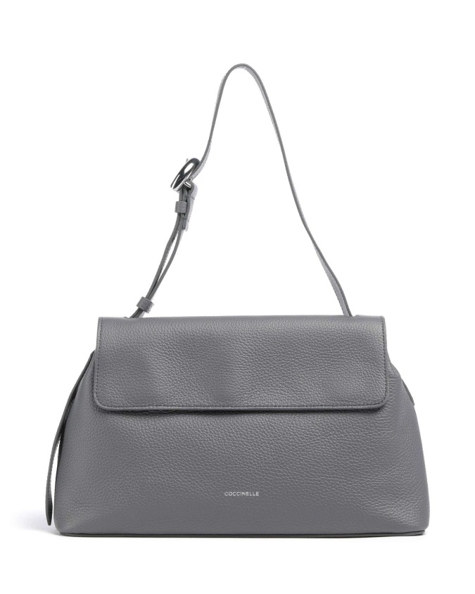 Coccinelle - Borsa a spalla in pelle con patta Fern