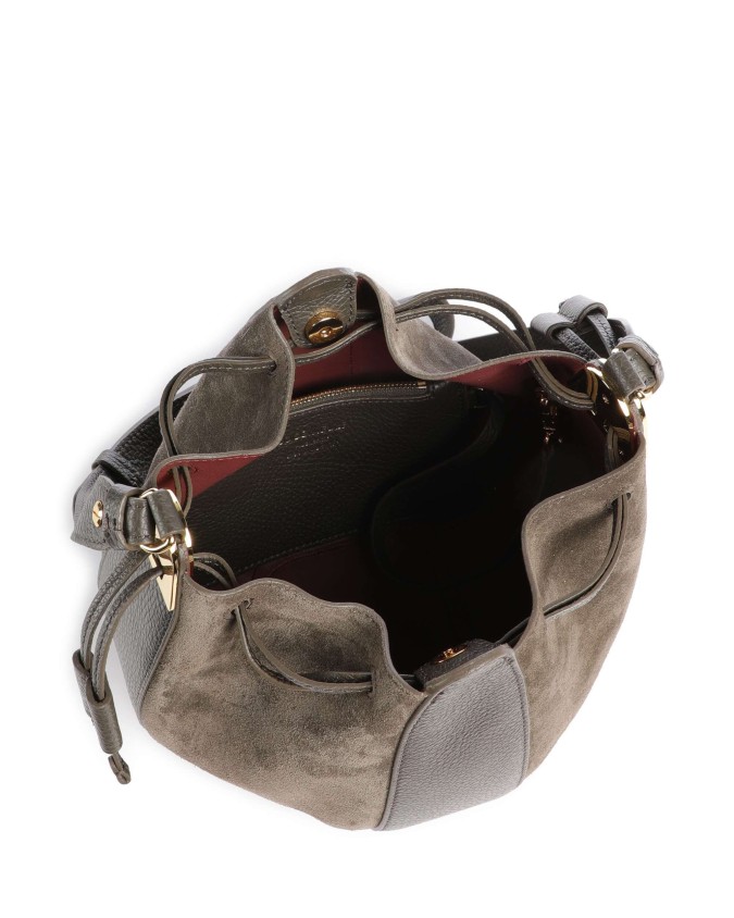 Coccinelle - Boom – Beuteltasche aus Leder und Wildleder