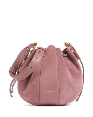 Coccinelle - Boom Leather and Suede Bucket Bag