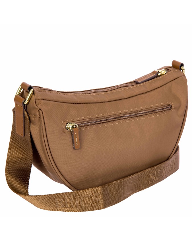 Bric's - Small Half-Moon Nylon X-Bag Crossbody Bag