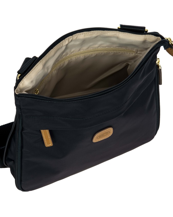 Bric's - Small Expandable Shoulder Bag with Front Pocket -