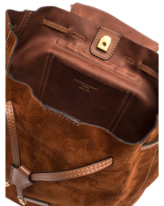 Gianni Chiarini - Women's Size M suede backpack with