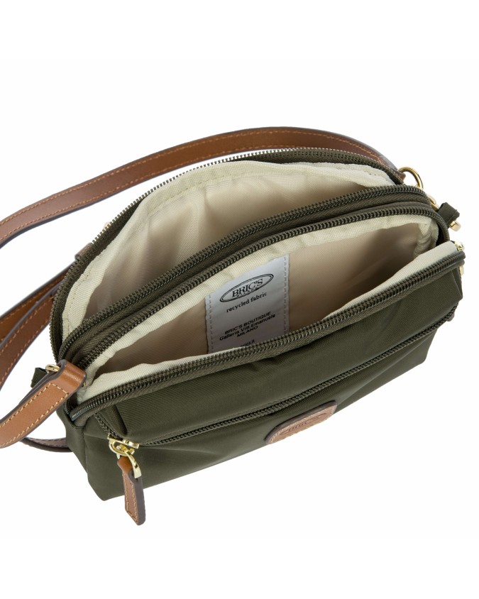 Bric's - X-Collection Nylon Shoulder Bag with Three Pockets