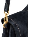  Gianni Chiarini - Borsa a spalla in pelle scamosciata con