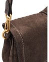 Gianni Chiarini - Suede shoulder bag with flap and shoulder