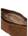 Gianni Chiarini - Suede shoulder bag with flap and shoulder
