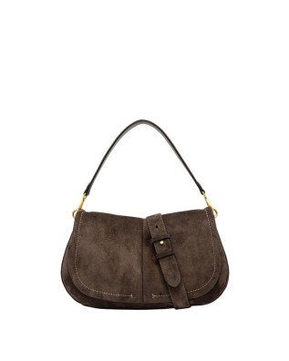 Gianni Chiarini - Umhängetasche aus Wildleder mit Klappe...