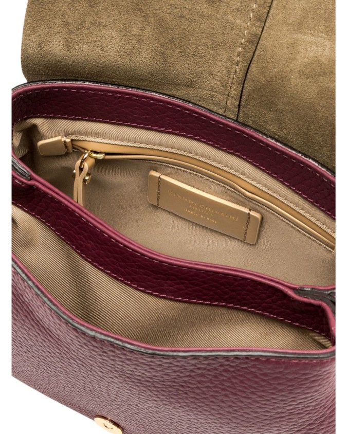  Gianni Chiarini - Borsa a spalla in pelle grana maxi con
