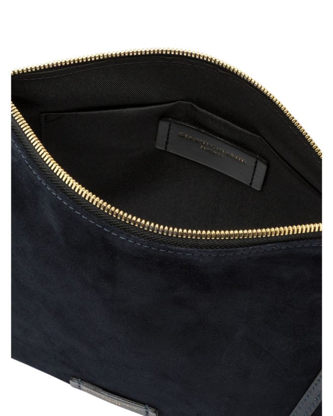  Gianni Chiarini - Pochette donna grande in pelle scamosciata