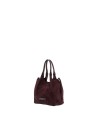 Gianni Chiarini - Handtasche mit einem Fach, Größe S, aus Dua-Wildleder