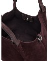 Gianni Chiarini - Handtasche mit einem Fach, Größe S, aus Dua-Wildleder