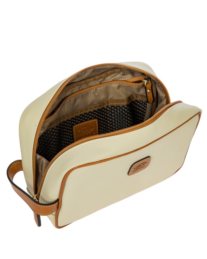 Bric's - Toiletry Bag with Side Handle in "Firenze" Embossed