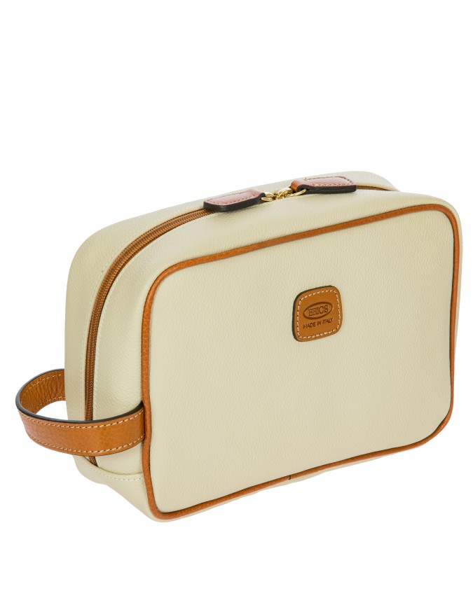 Bric's - Toiletry Bag with Side Handle in "Firenze" Embossed