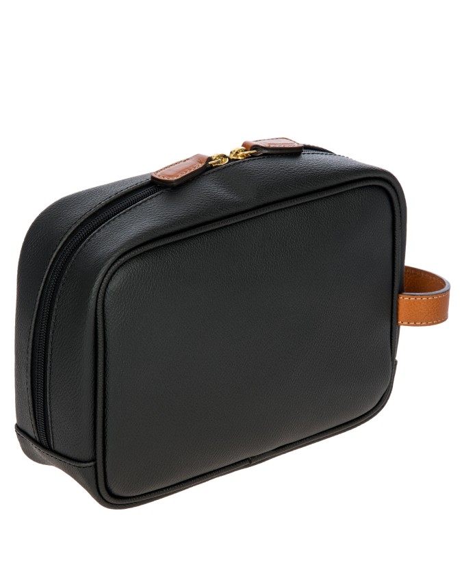 Bric's - Toiletry Bag with Side Handle in "Firenze" Embossed