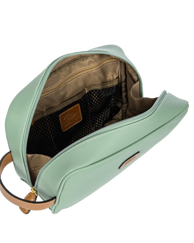 Bric's - Toiletry Bag with Side Handle in "Firenze" Embossed