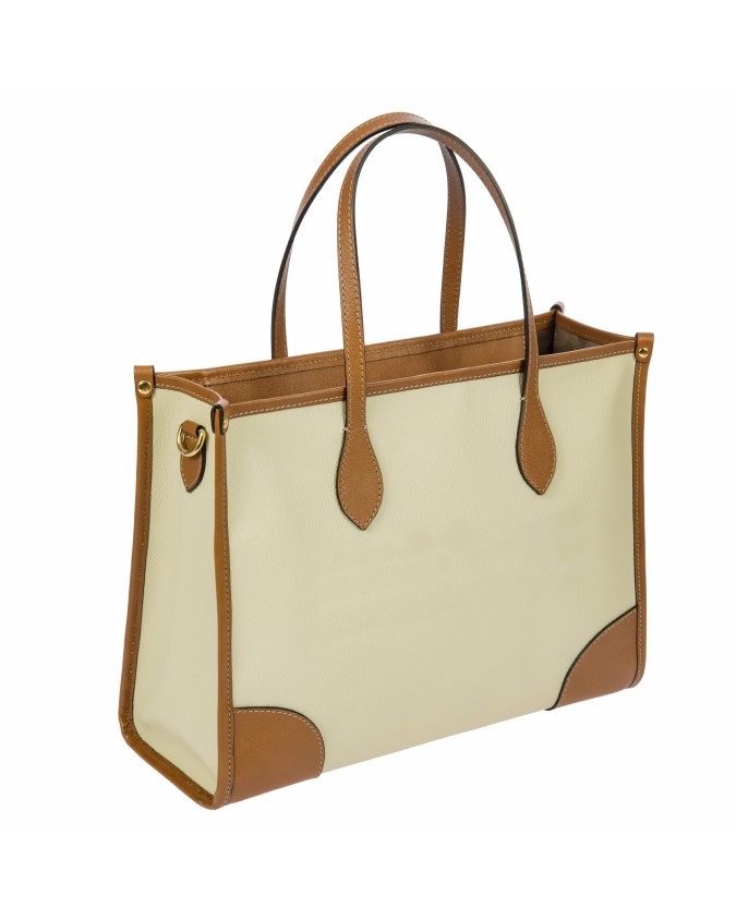 Bric's - Opera Bag Embossed Fabric Shopper, Size M, Florence