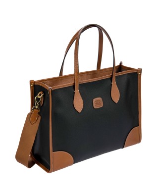  Bric's - Borsa Shopper in Tessuto Goffrato Opera Bag Tg.  2
