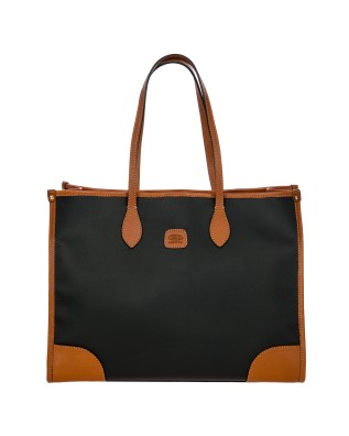 Bric's - Opera Bag Large Size, Embossed Fabric Shopper, Florence