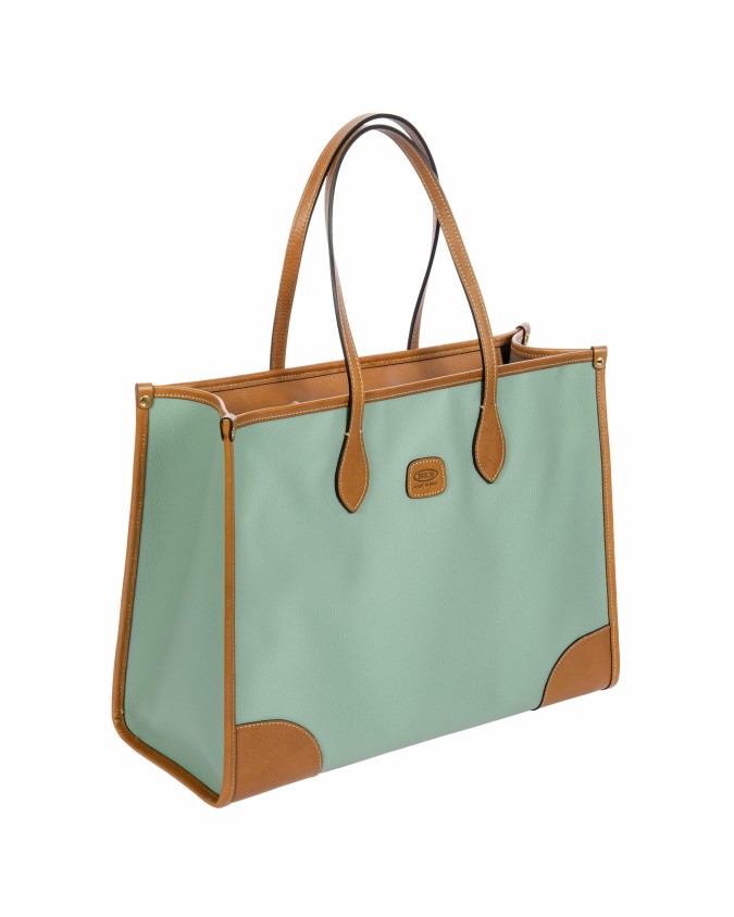 Bric's - Opera Bag Large Size, Embossed Fabric Shopper, Florence