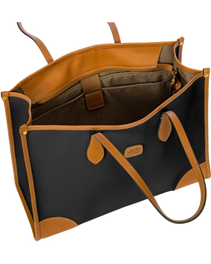 Bric's - Opera Bag Large Size, Embossed Fabric Shopper, Florence