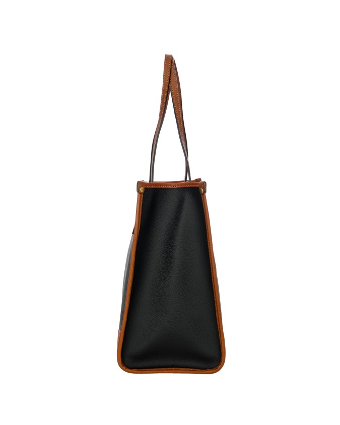 Bric's - Opera Bag Large Size, Embossed Fabric Shopper, Florence