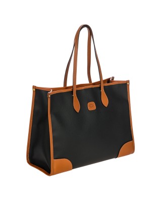 Bric's - Opera Bag Large Size, Embossed Fabric Shopper, Florence 2