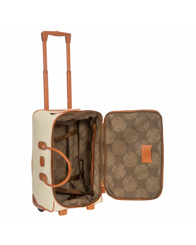 Bric's - Handgepäcktasche mit Rollen aus geprägten Stoff Firenze
