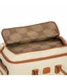 Bric's - Handgepäcktasche mit Rollen aus geprägten Stoff Firenze
