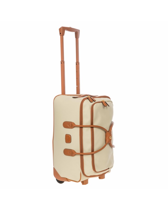 Bric's - Handgepäcktasche mit Rollen aus geprägten Stoff Firenze
