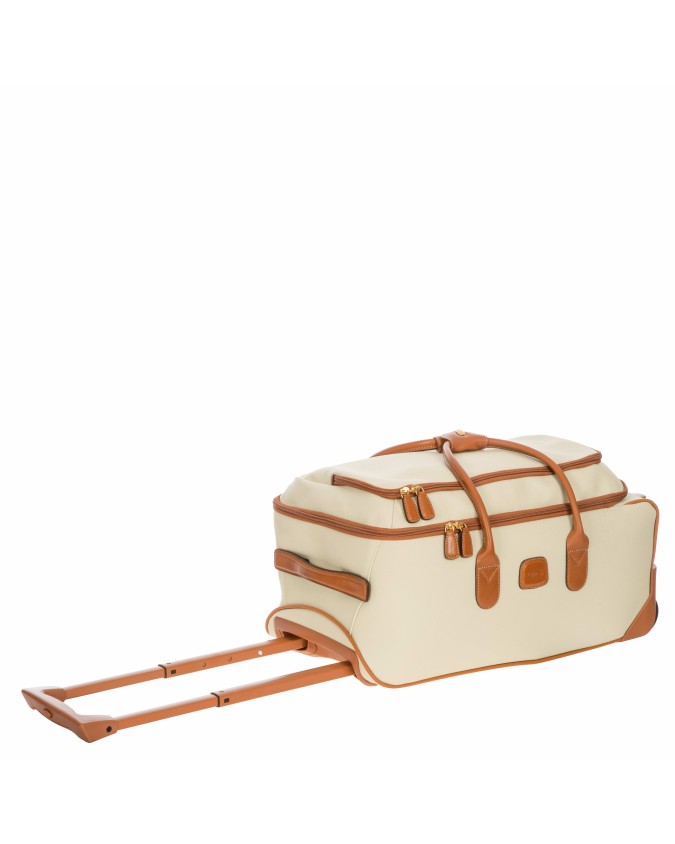 Bric's - Handgepäcktasche mit Rollen aus geprägten Stoff Firenze