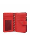 PIQUADRO - Port.glio donna,porta monete,cart credito in pelle -