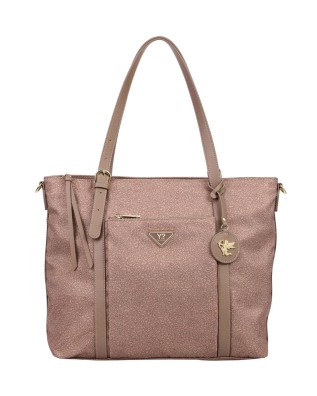 Ynot - Square Shopping Shoulder Bag, Size XL, in Logo-Printed