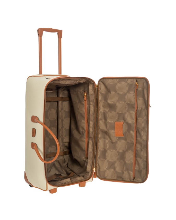 Bric's - Size M Wheeled Travel Bag in "Firenze" Embossed Fabric