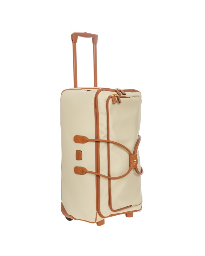 Bric's - Size M Wheeled Travel Bag in "Firenze" Embossed Fabric