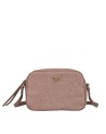 Ynot – Umhängetasche Camera Bag, Größe S, aus Stoff mit Logo und Kunstleder Cloud