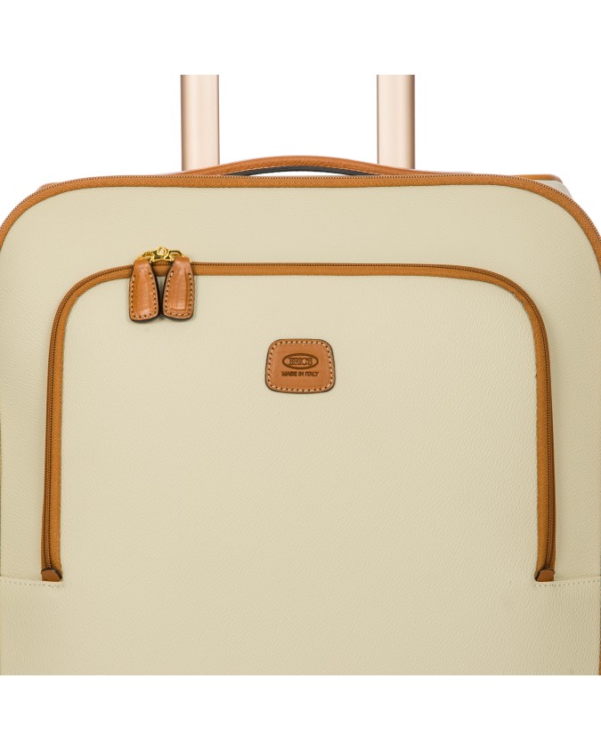 Bric's - Kabinen-Trolley mit Laptopfach aus geprägtem Stoff