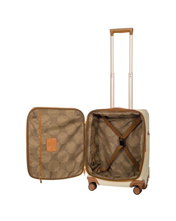 Bric's - Kabinen-Trolley mit Laptopfach aus geprägtem Stoff