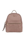 Ynot - Women's Backpack in Logoed Fabric and Faux Leather, Size