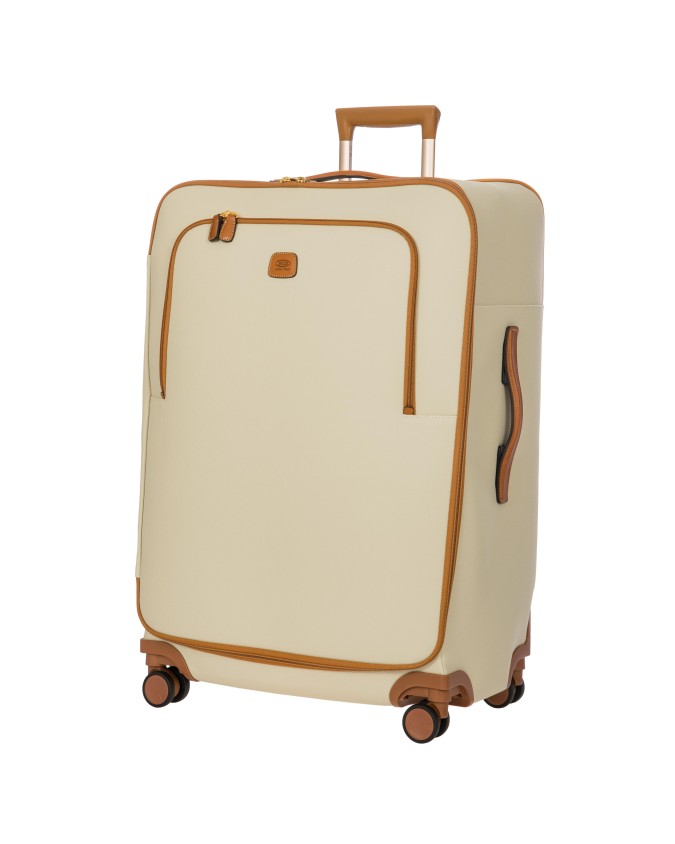 Bric's - Mittlerer Trolley aus geprägtem Stoff, Modell 4R, 70